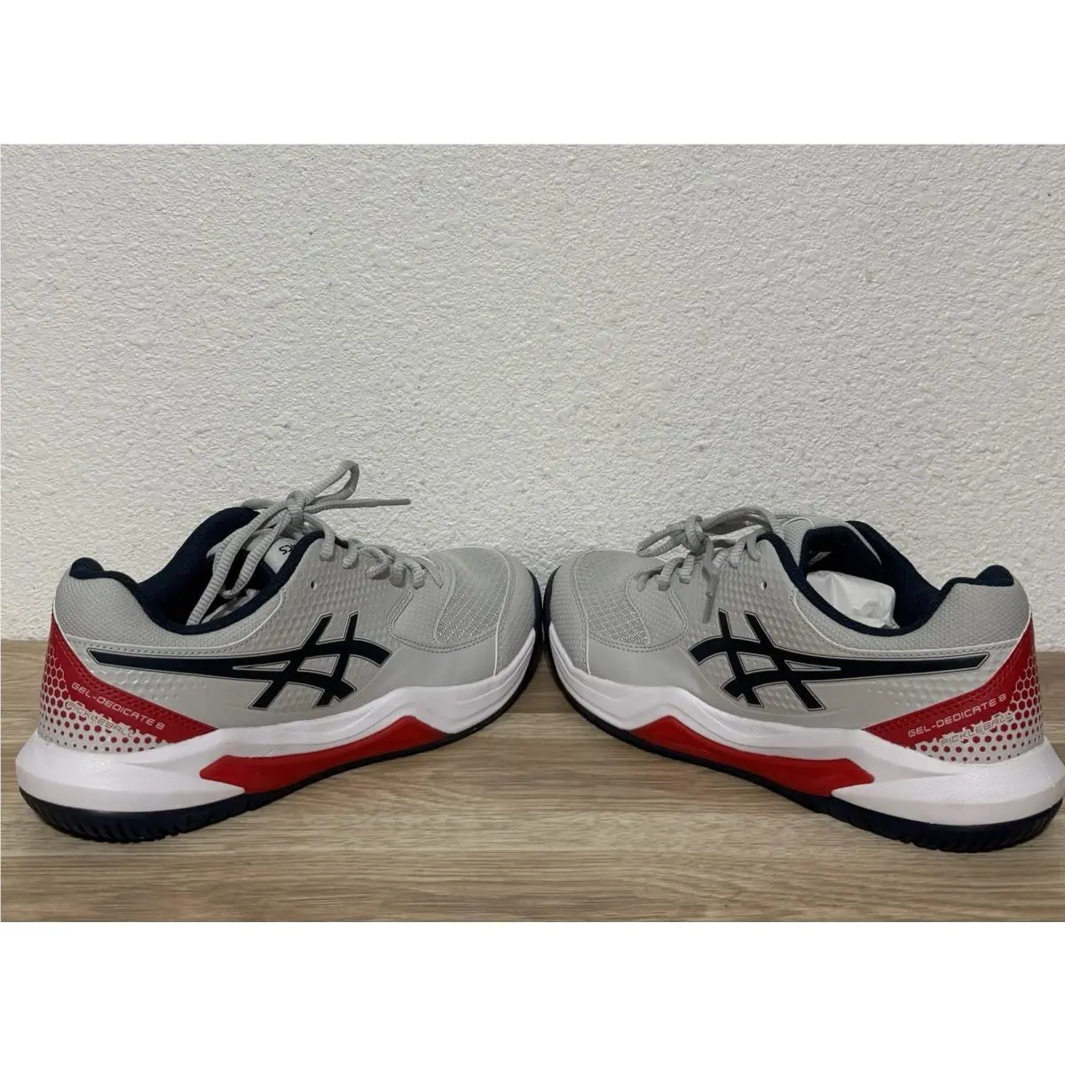Asics shoes - ASICS Gel Dedicate 8 Pickleball Shoes - 1041A409-020 - Gray 5