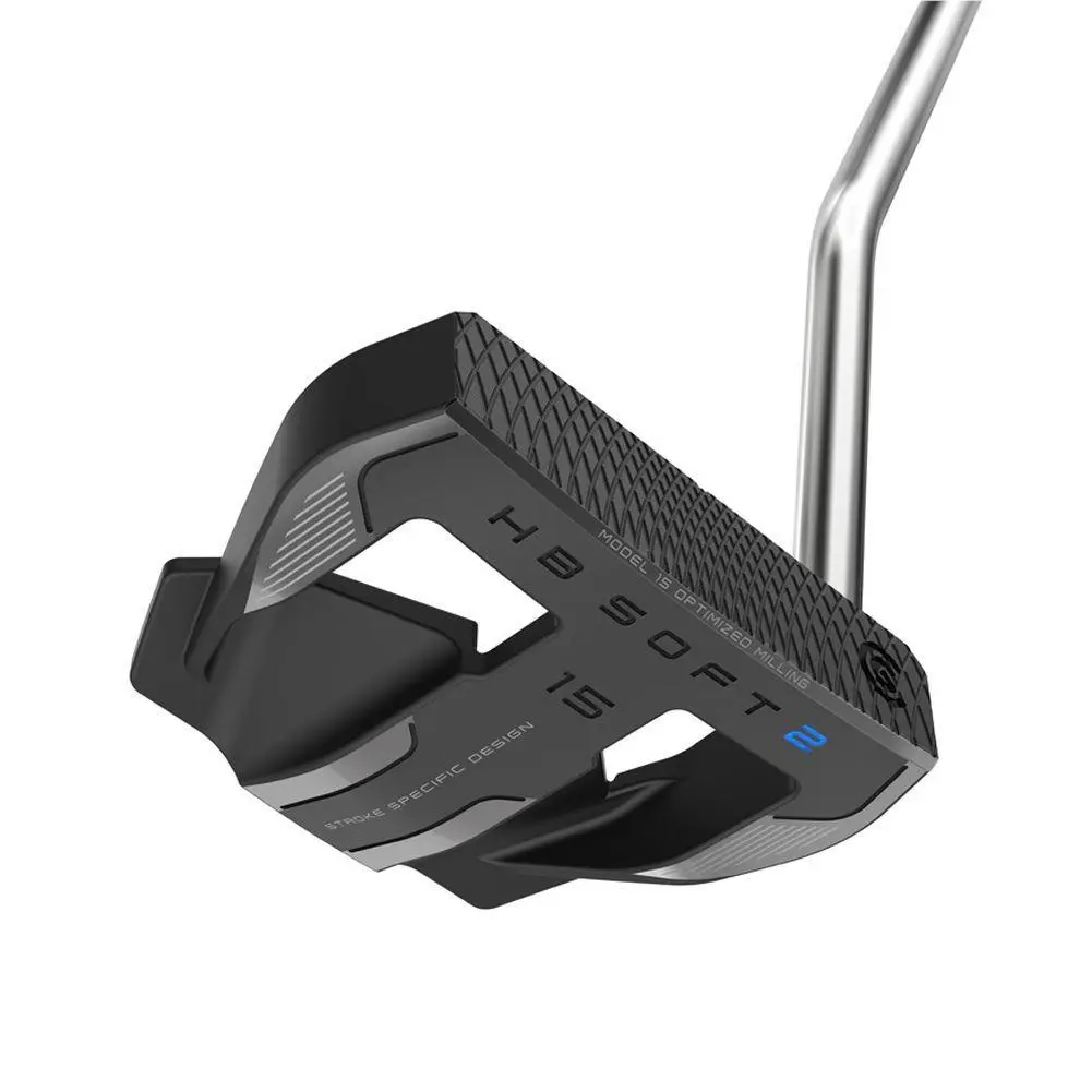 Cleveland HB Soft 2 Black 15 Putter Steel Single Bend Mallet 2024 - Black