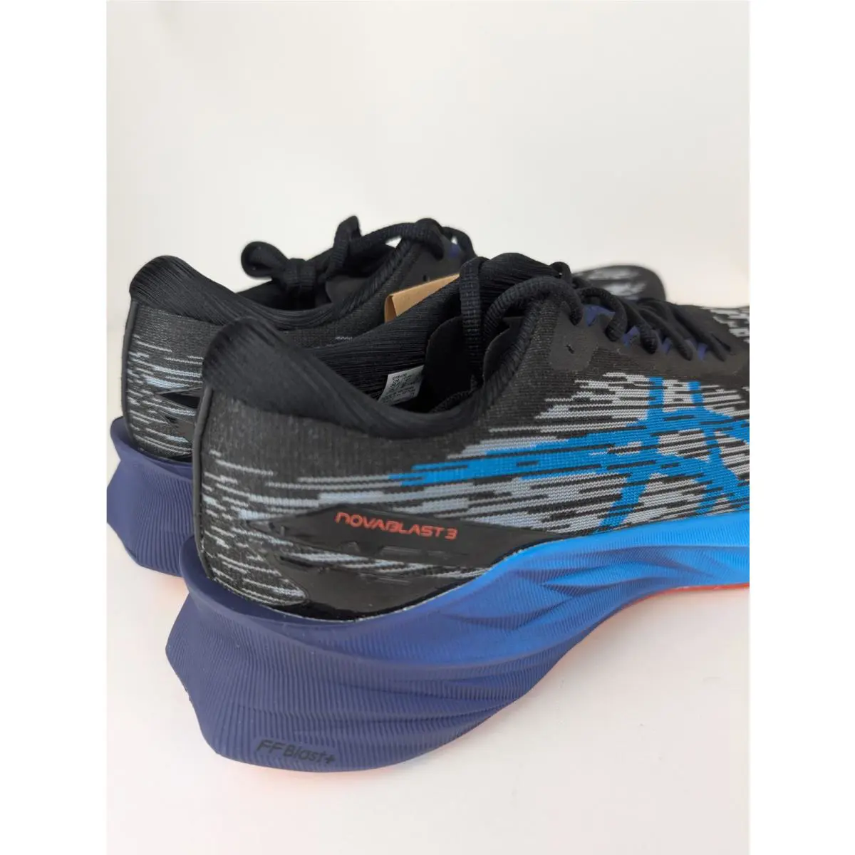 Asics shoes - ASICS Novablast - Novablast - 1011B458-004 - Black/Island Blue (UPC: 196074589166) 5