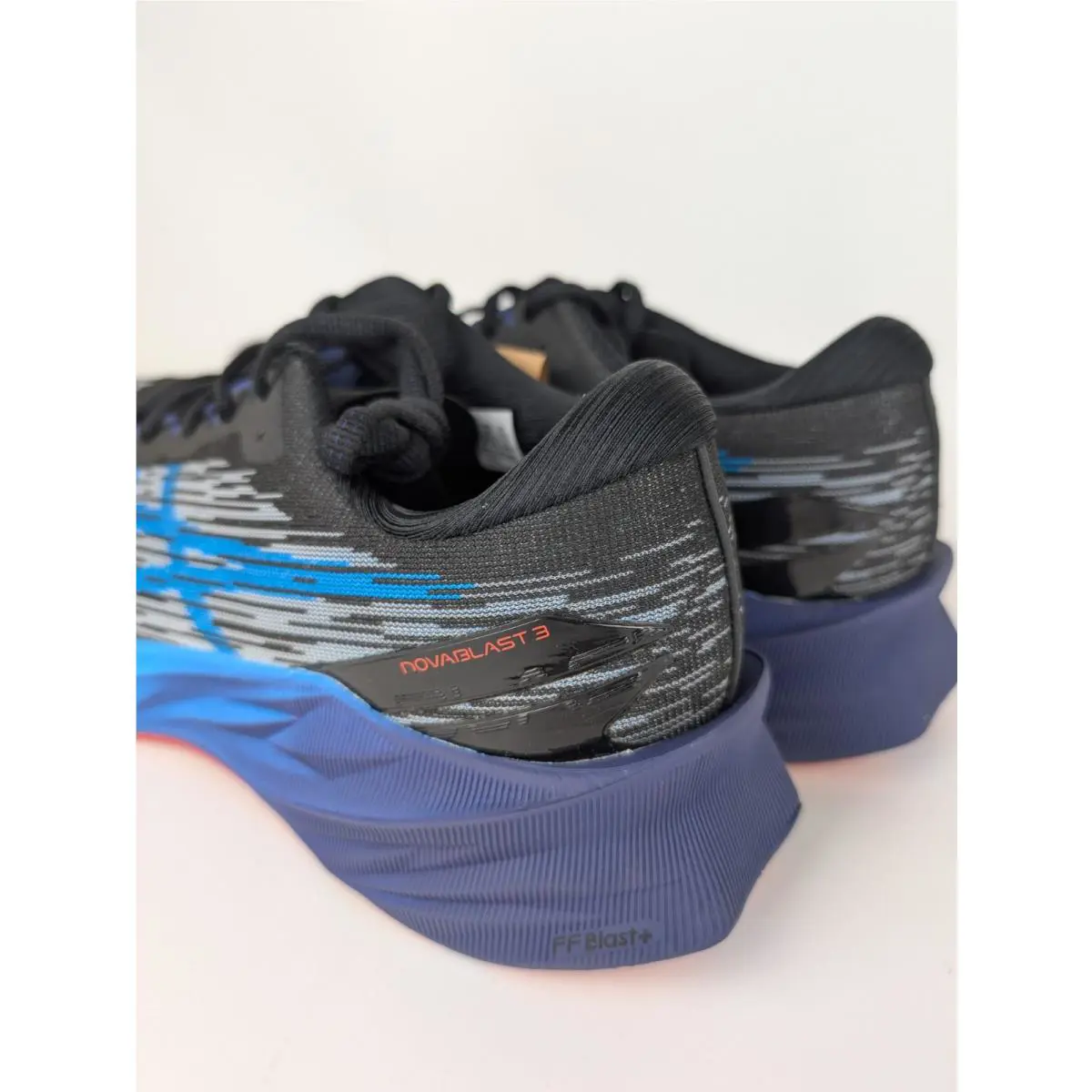 Asics shoes - ASICS Novablast - Novablast - 1011B458-004 - Black/Island Blue (UPC: 196074589166) 7