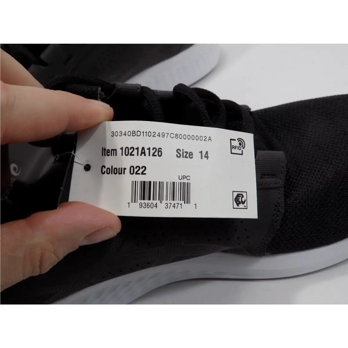 Asics shoes - Black (UPC: 193604374711) 1