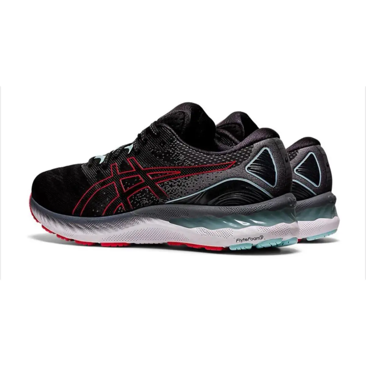 Asics Gel Nimbus 23 Mens Running Shoes Blk/ Electric Red 1011B004-007 Size 10 US