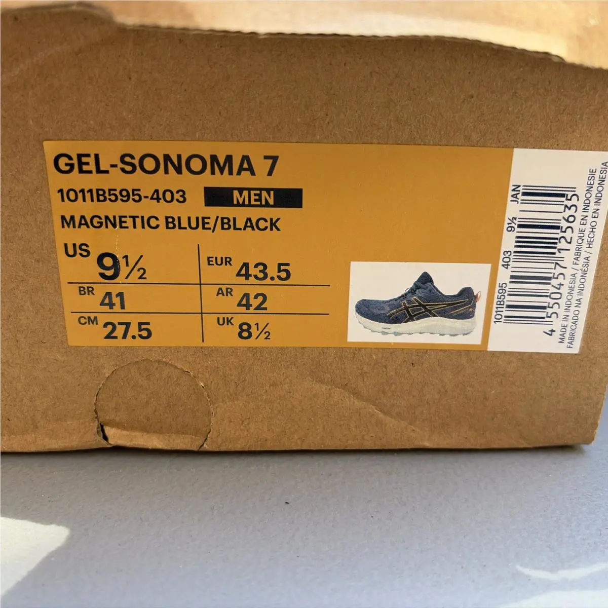 Asics shoes - ASICS GEL-Sonoma 7 - Magnetic Blue/black, e: Nero, e produttore: Blu 3