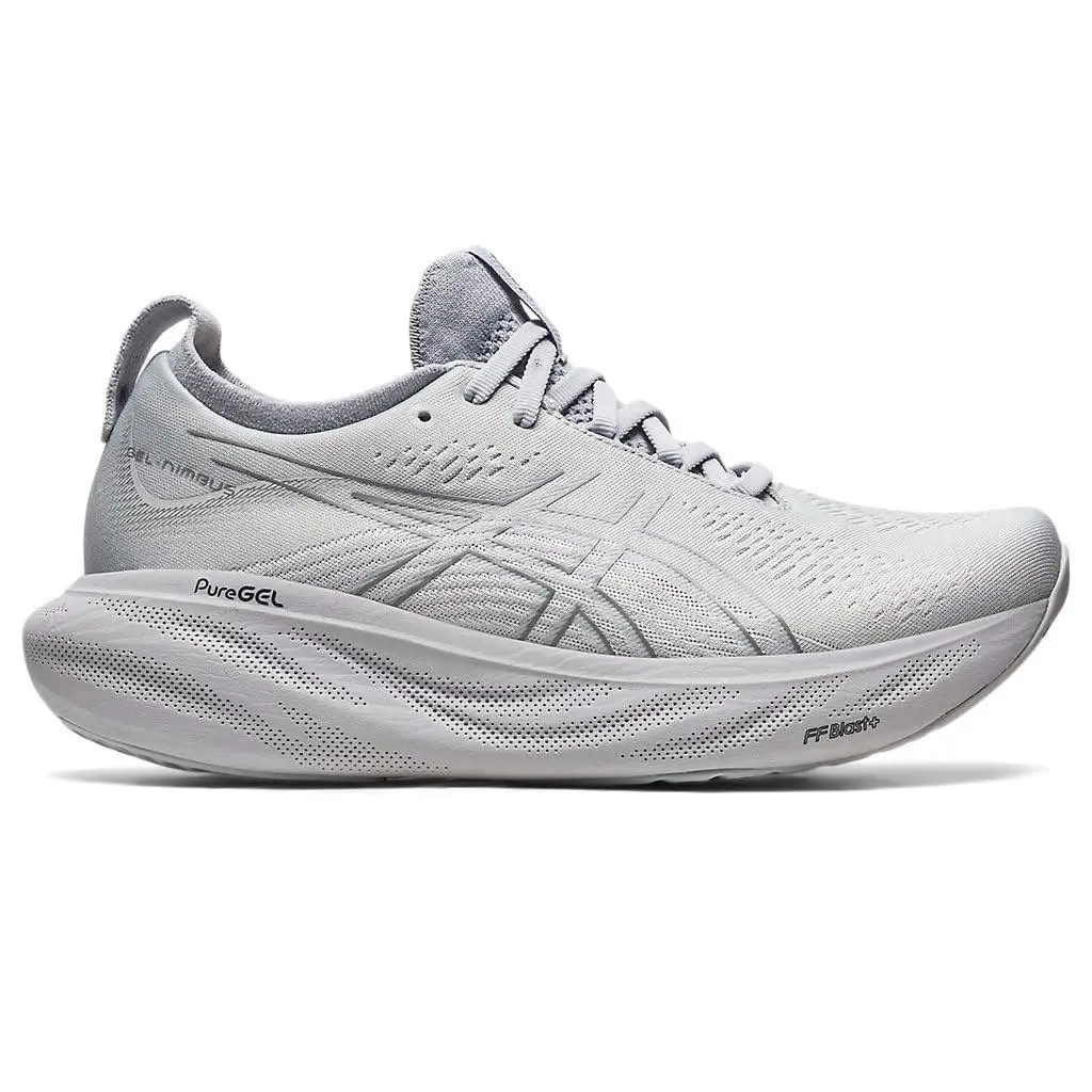 Size 8 - Asics Women`s Gel-nimbus 25 Running Shoes Piedmont Grey/sheet Rock