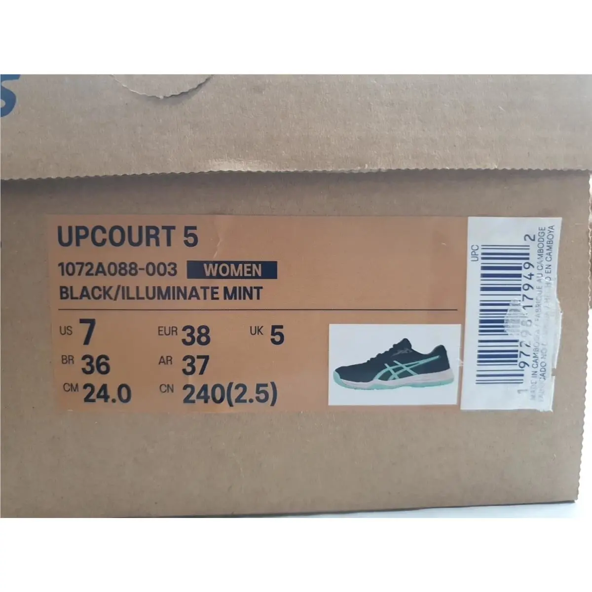 Asics shoes - ASICS Upcourt - Upcourt - 1072A088-003 - Black (UPC: 197298179492) 8