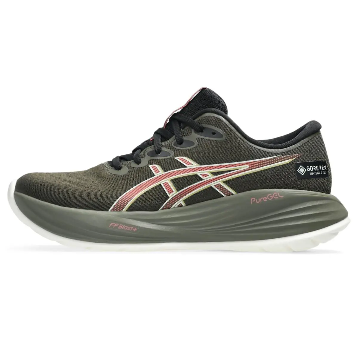 Asics Womens Gel-cumulus 27 Running Shoes 9.5 Brown Stone/dark Pink Clay