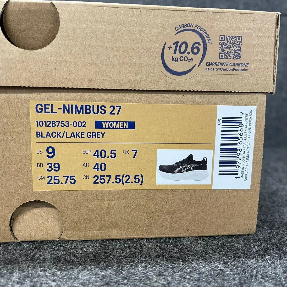 Asics shoes - VS185619 - vs-185619 - Black (UPC: 197298656689) 0