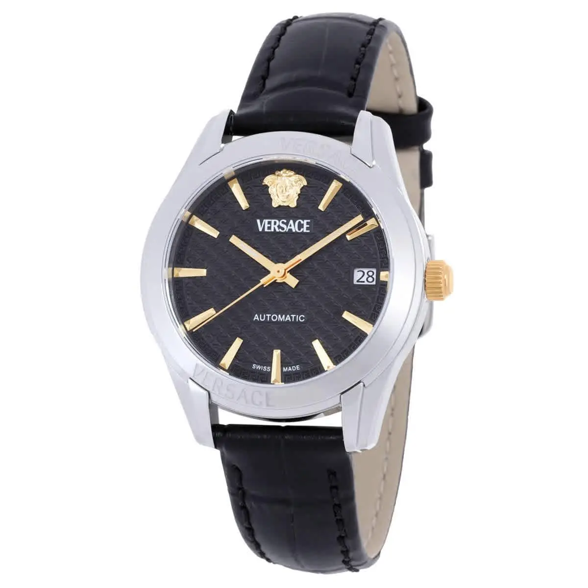 Versace Greca Classic Automatic Black Dial Ladies Watch VESCA0124
