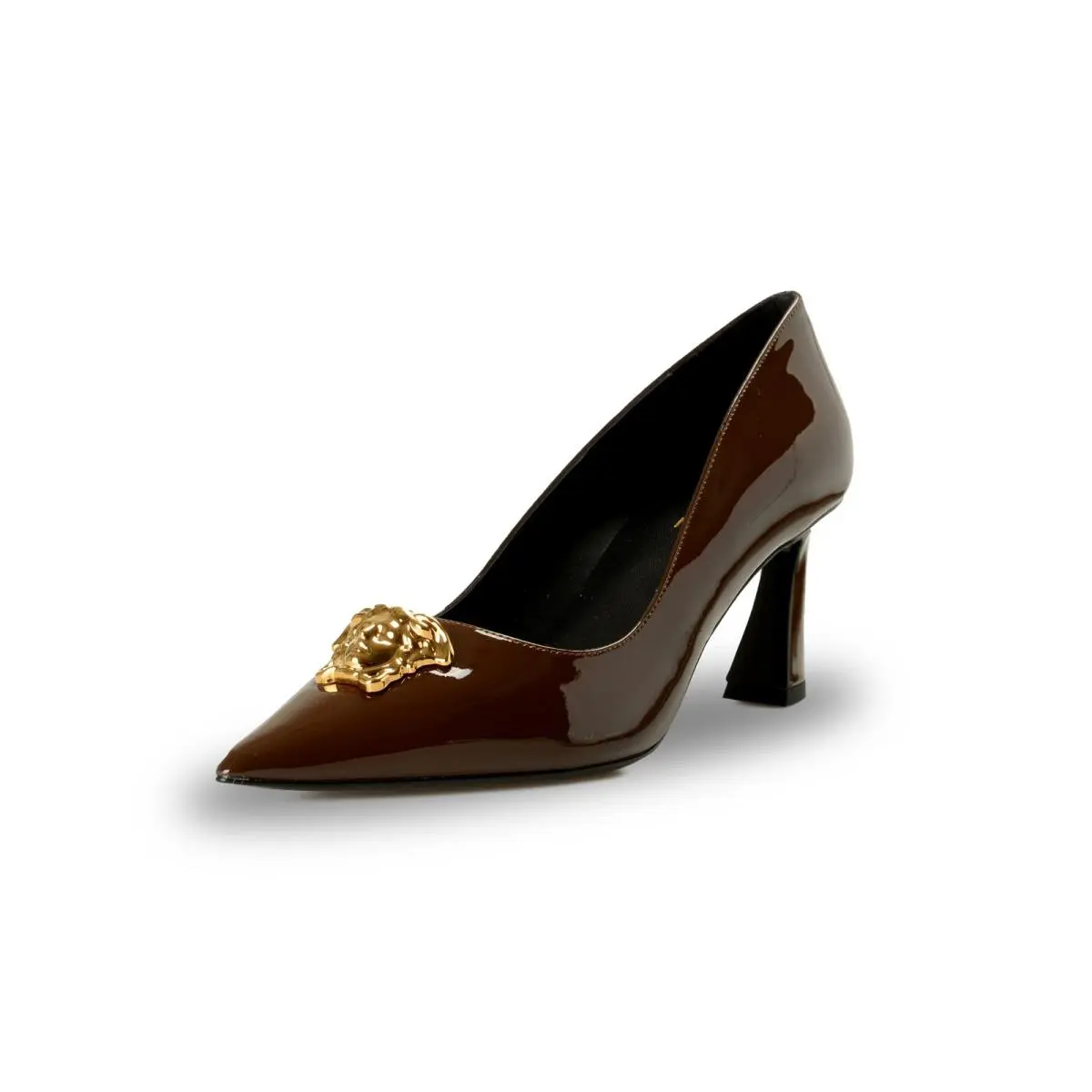 Versace shoes - Versace Gold Medusa - Gold Medusa - Chocolate Brown/Gold (UPC: 8054034472380) 0