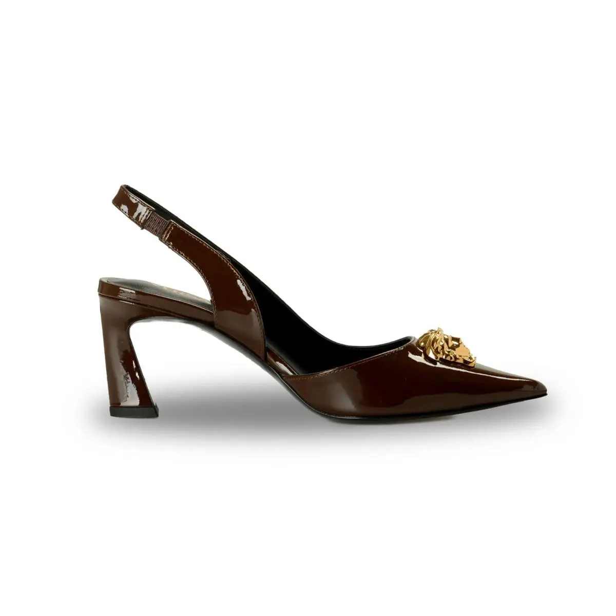 Versace shoes - Versace Gold Medusa - Gold Medusa - Chocolate Brown/Gold (UPC: 8054034471819) 3