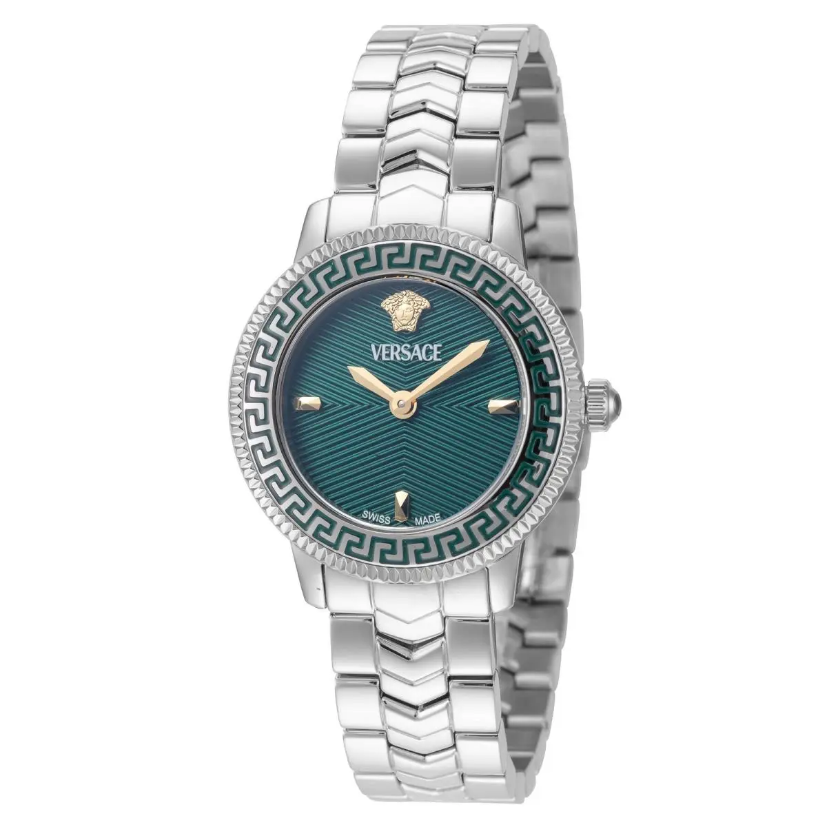 Women`s V-icon 30mm Quartz Watch VEUCA0424 by Versace