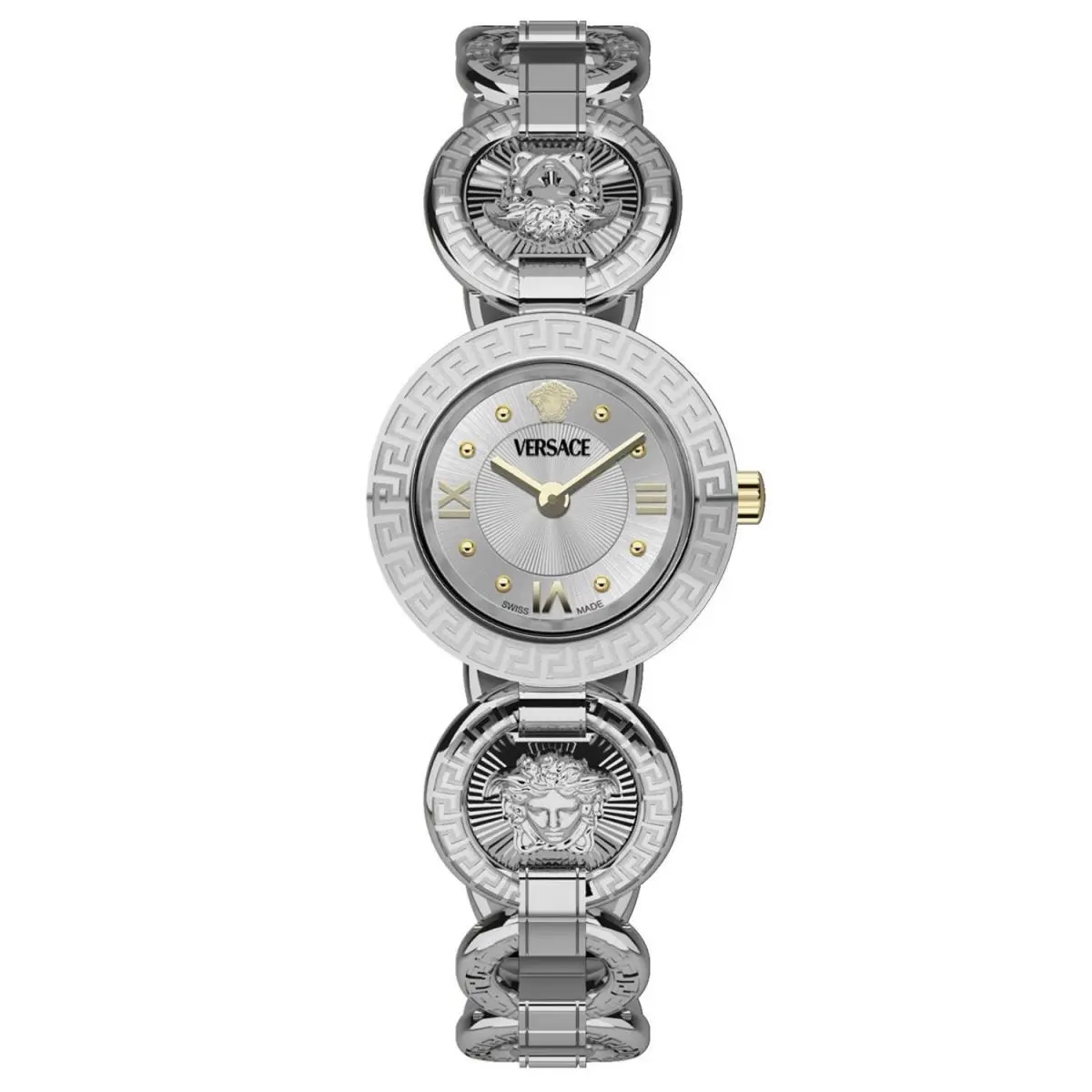 Versace Women`s Greca Silver Dial Watch - VEWCA0124