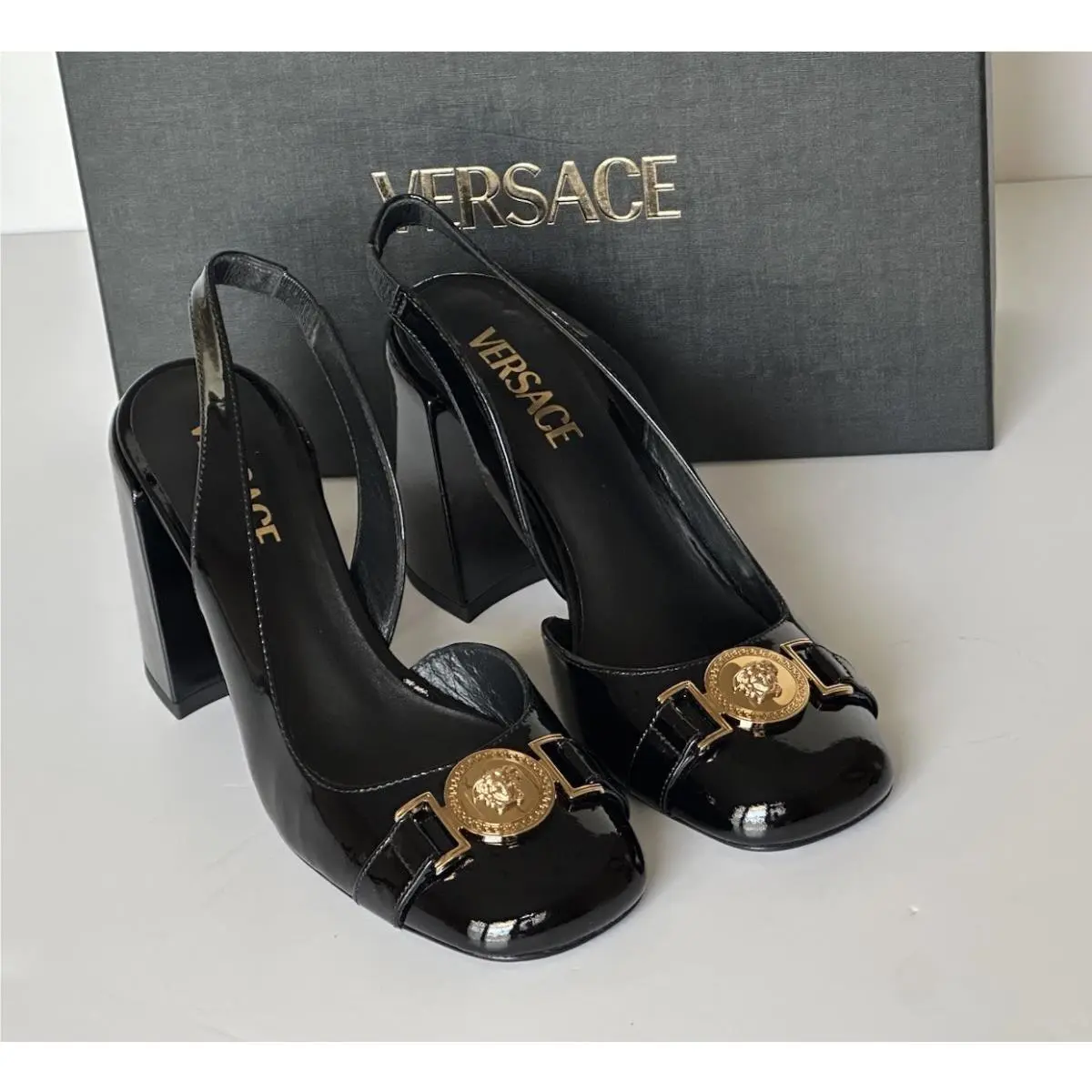 Versace shoes - Medusa Head - Medusa Head - Black (UPC: 8053609557965) 12