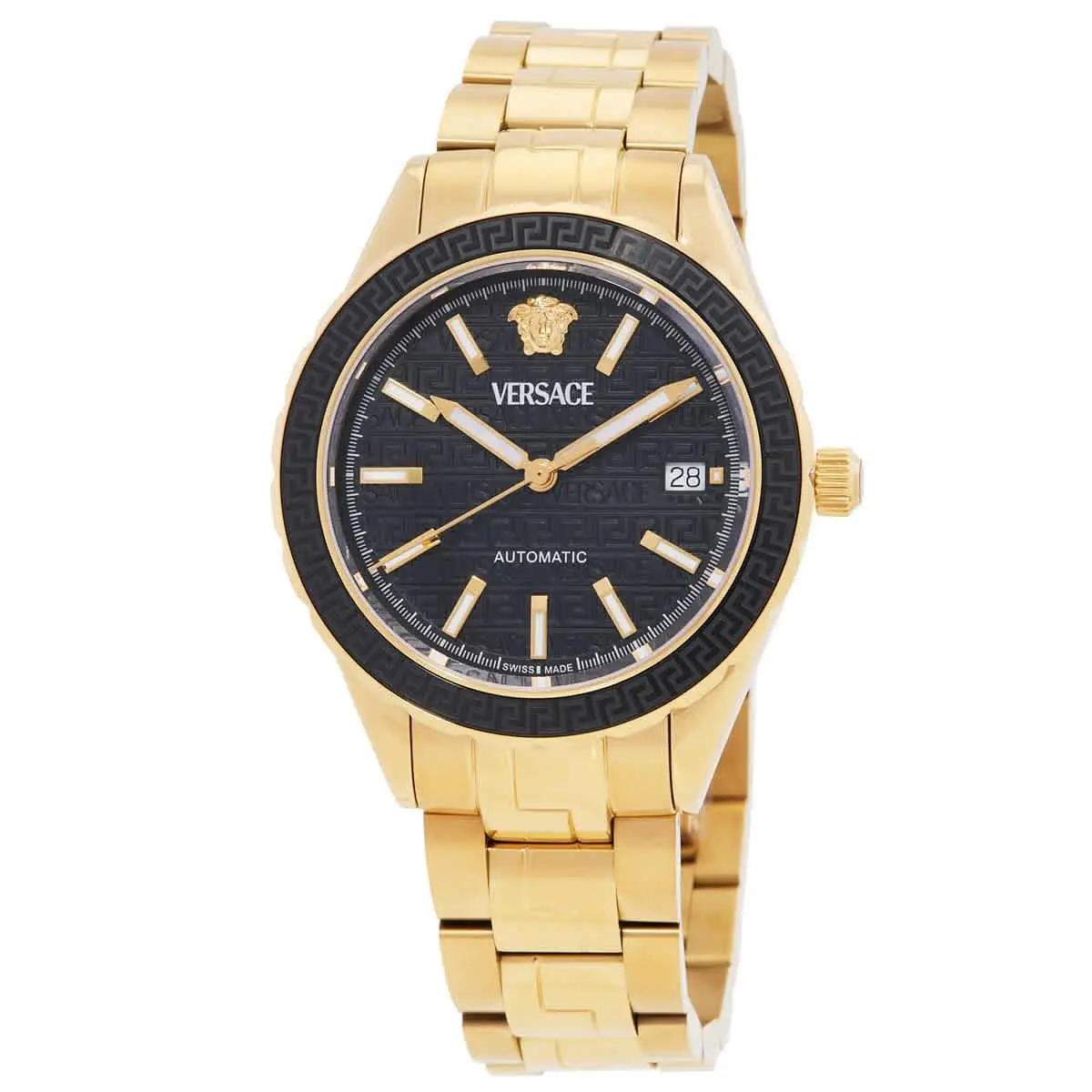 Versace Hellenyium Automatic Black Dial Men`s Watch VEQCA0624