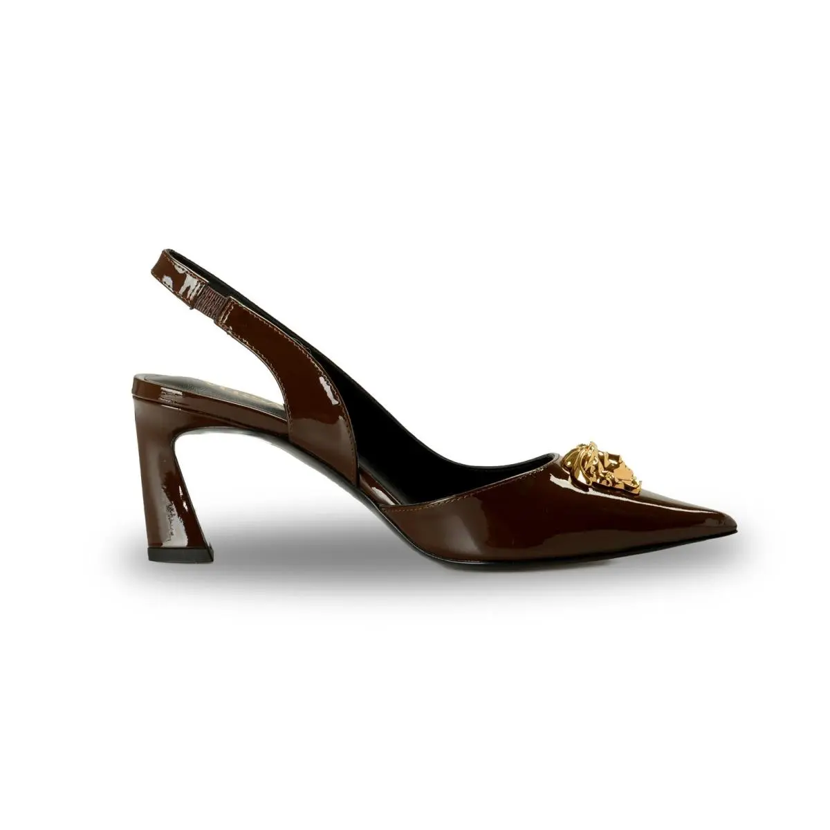 Versace shoes - Chocolate Brown/Gold (UPC: 8054034471819) 2