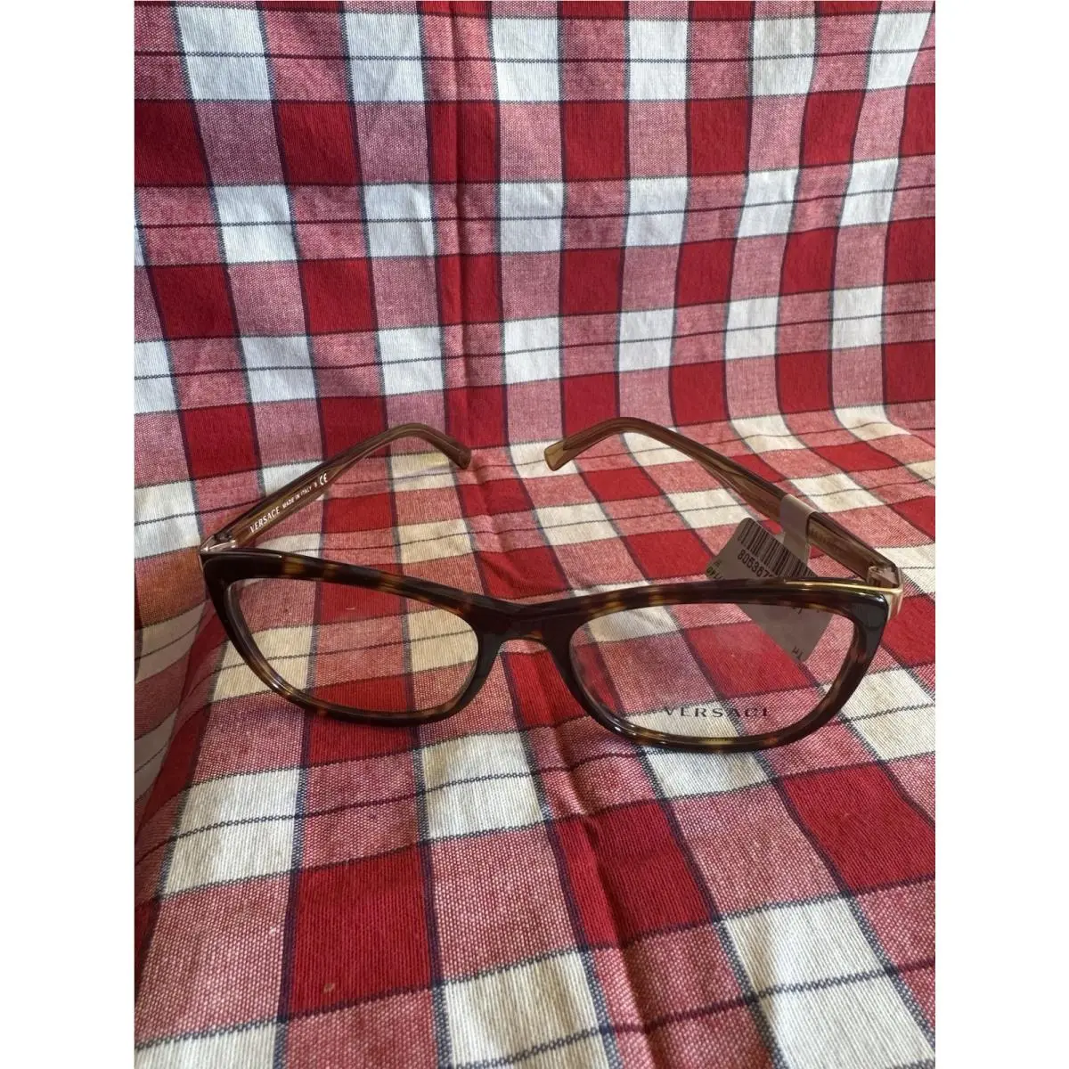 Versace 3255 Eyeglasses Frames 108 Tortoise Brown 54 17-140 W/case