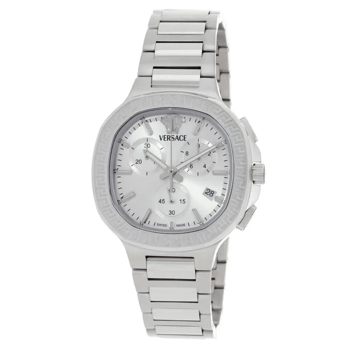 Versace V-chrono Square Chronograph Quartz Watch VEVCA0424