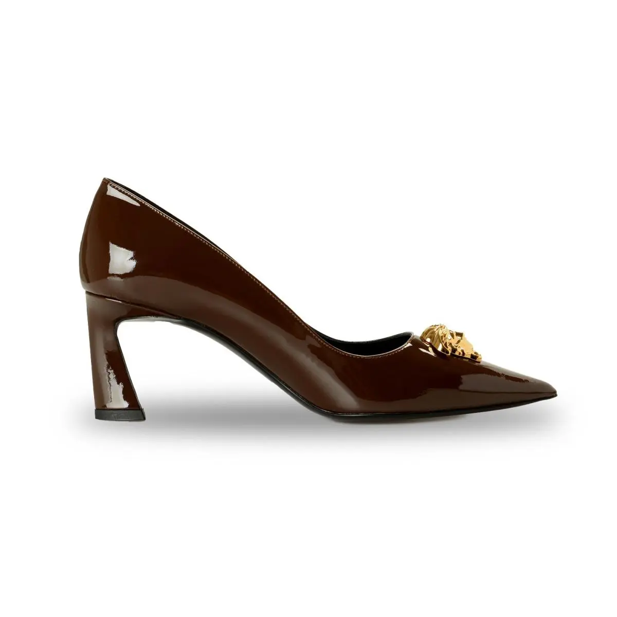 Versace shoes - Versace Gold Medusa - Gold Medusa - Chocolate Brown/Gold (UPC: 8054034472397) 2