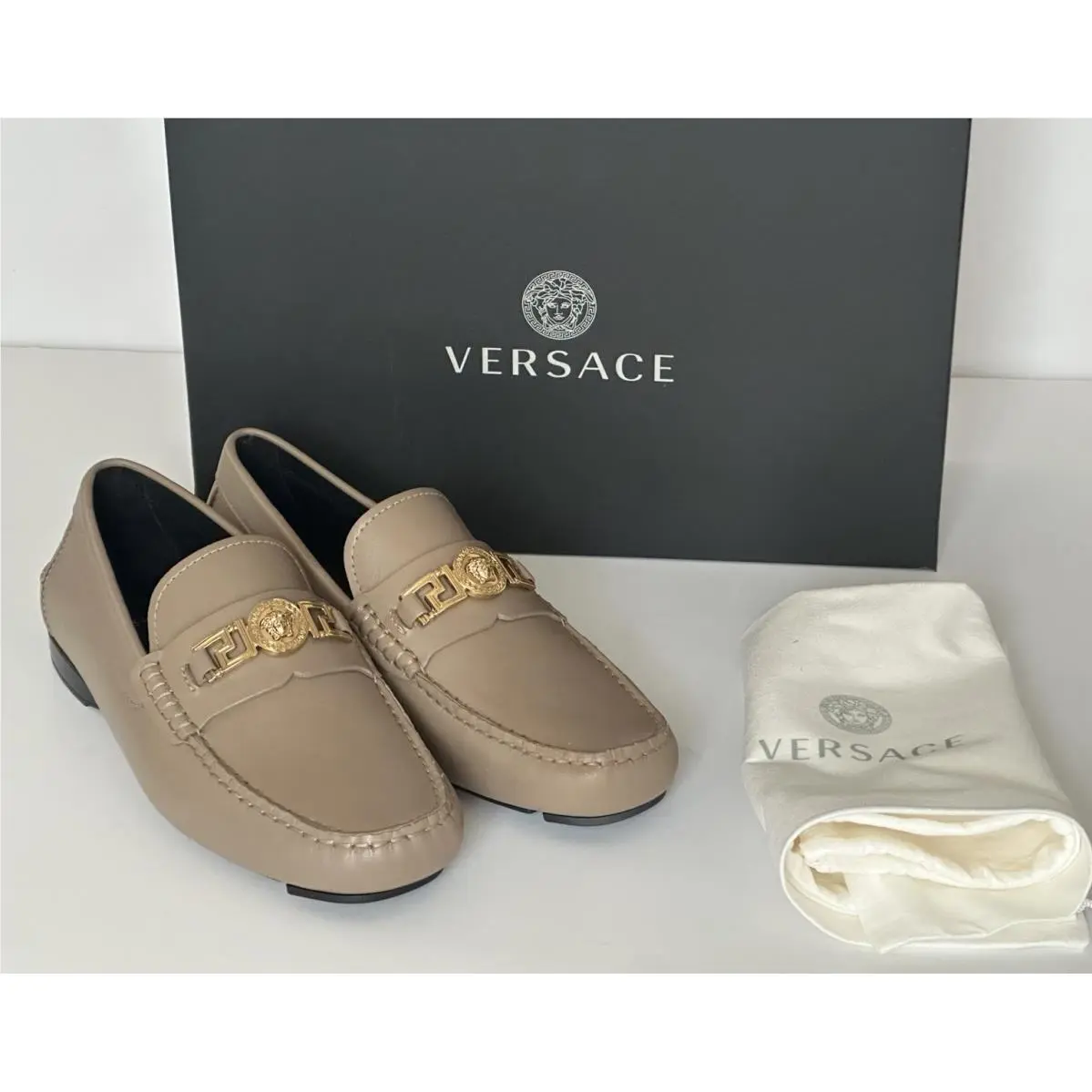 Versace shoes - Taupe (UPC: 8056204604560) 10