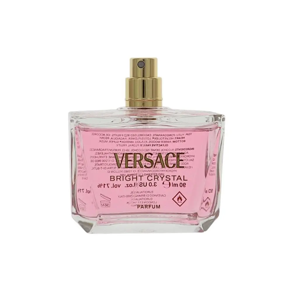 Bright Crystal by Versace Tester For Women 3 Oz Parfum Spray