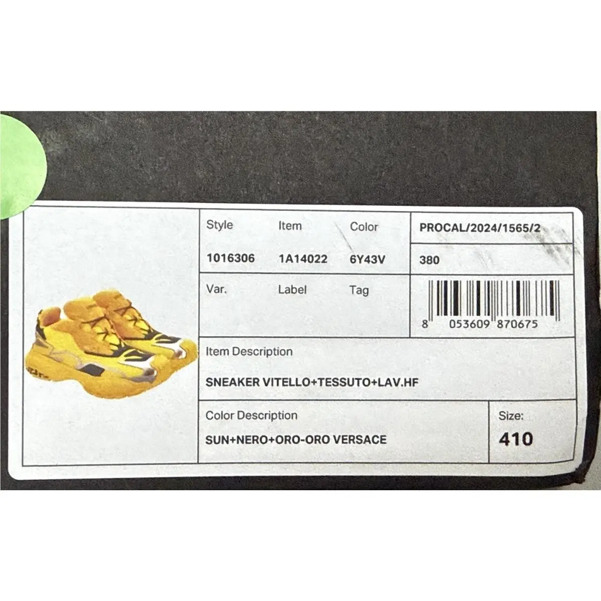 Versace shoes - Versace Mercury M_VS_04 - Mercury - Yellow 15