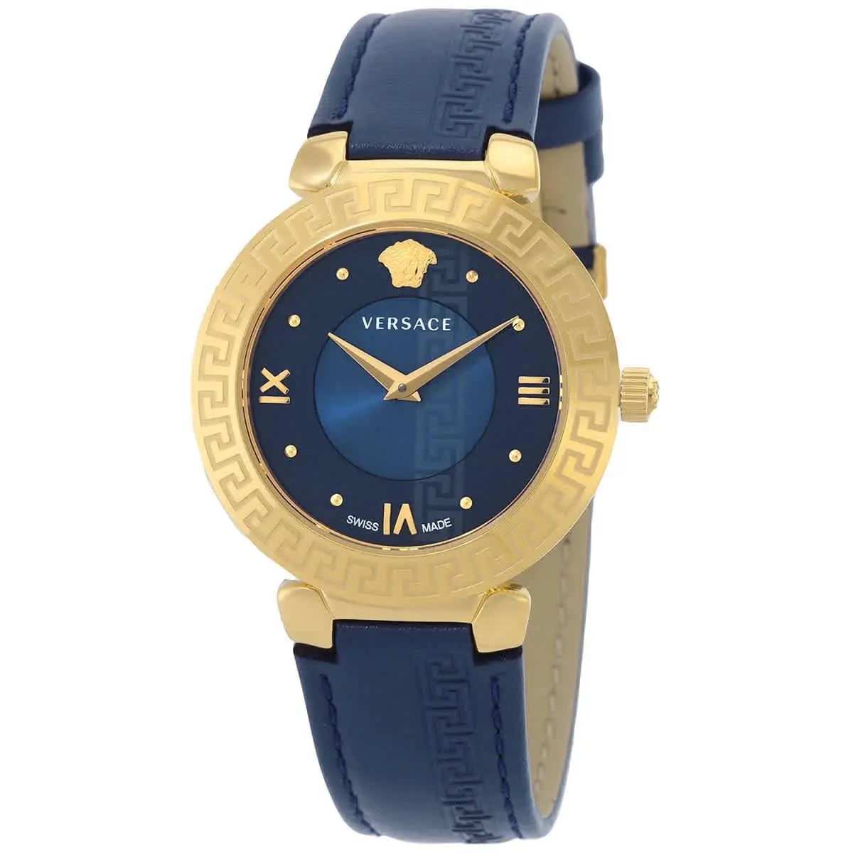 Daphnis Quartz Blue Dial Ladies Watch V16040017 by Versace
