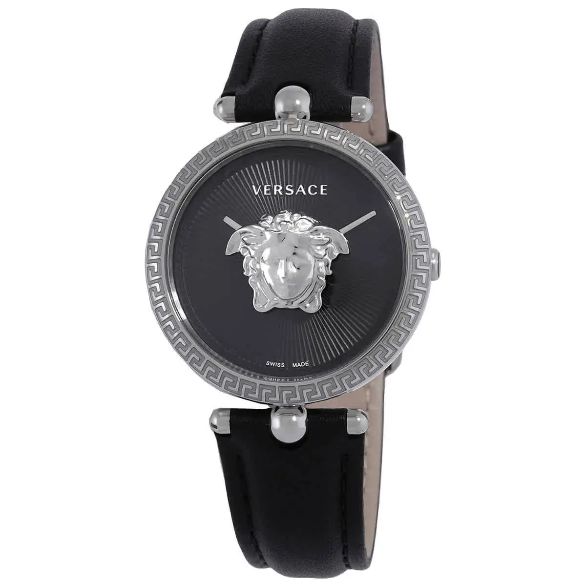 Palazzo Empire Quartz Black Dial Ladies Watch VECQ01020 by Versace