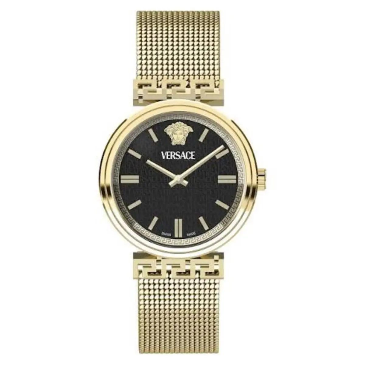 Women`s Mythos Black Dial Watch - VETCA0724 by Versace