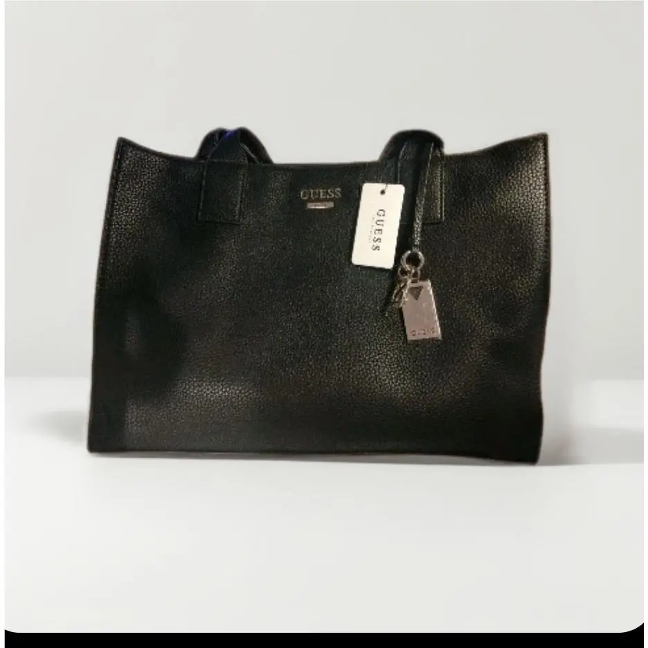 Guess Womens Handbag Black Tablet Case Cruise Exclusive Leather