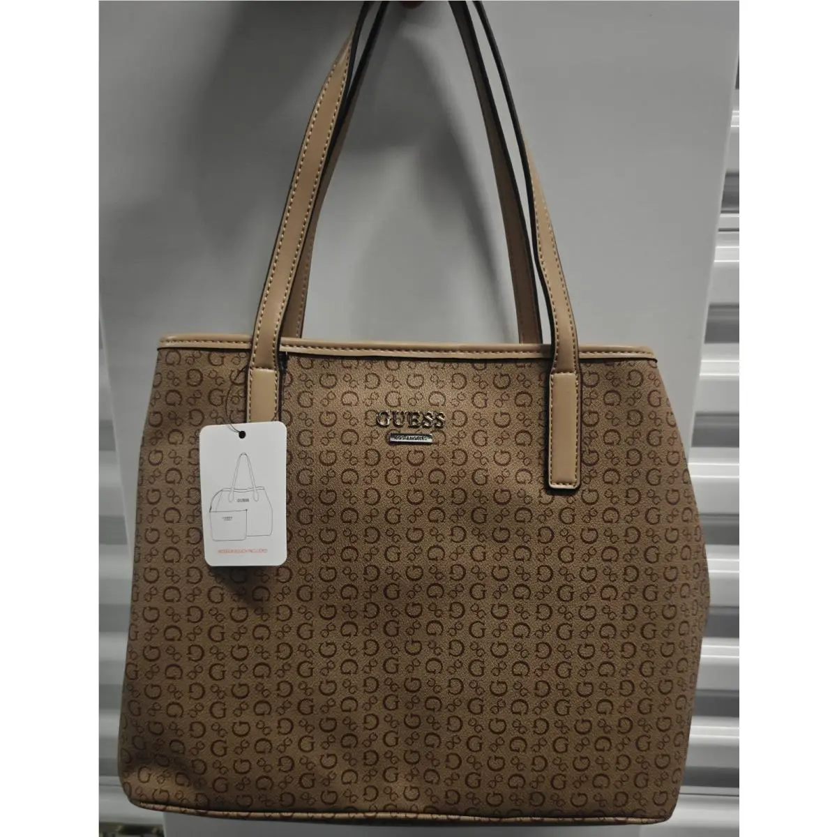 Guess Totte Bag Mocha Potini with Included Pouch