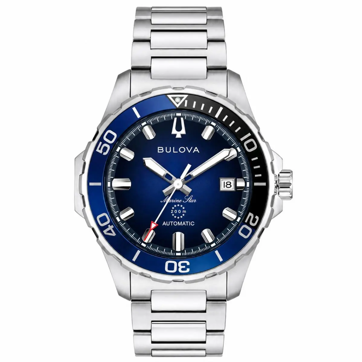 Marine Star Series B 98B466 Blue to Black Sunray Dial by Bulova