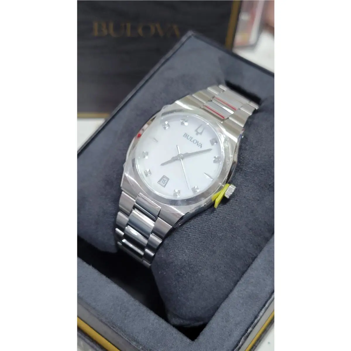 Bulova Surveyor Women`s Watch with Diamonds 96P218