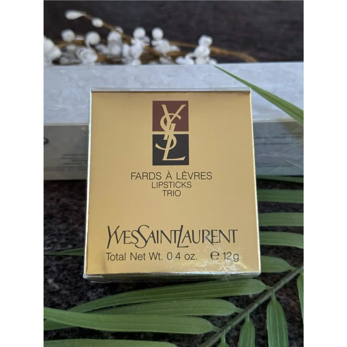 Vintage Yves Saint Laurent Fards A Levres Lipsticks Trio