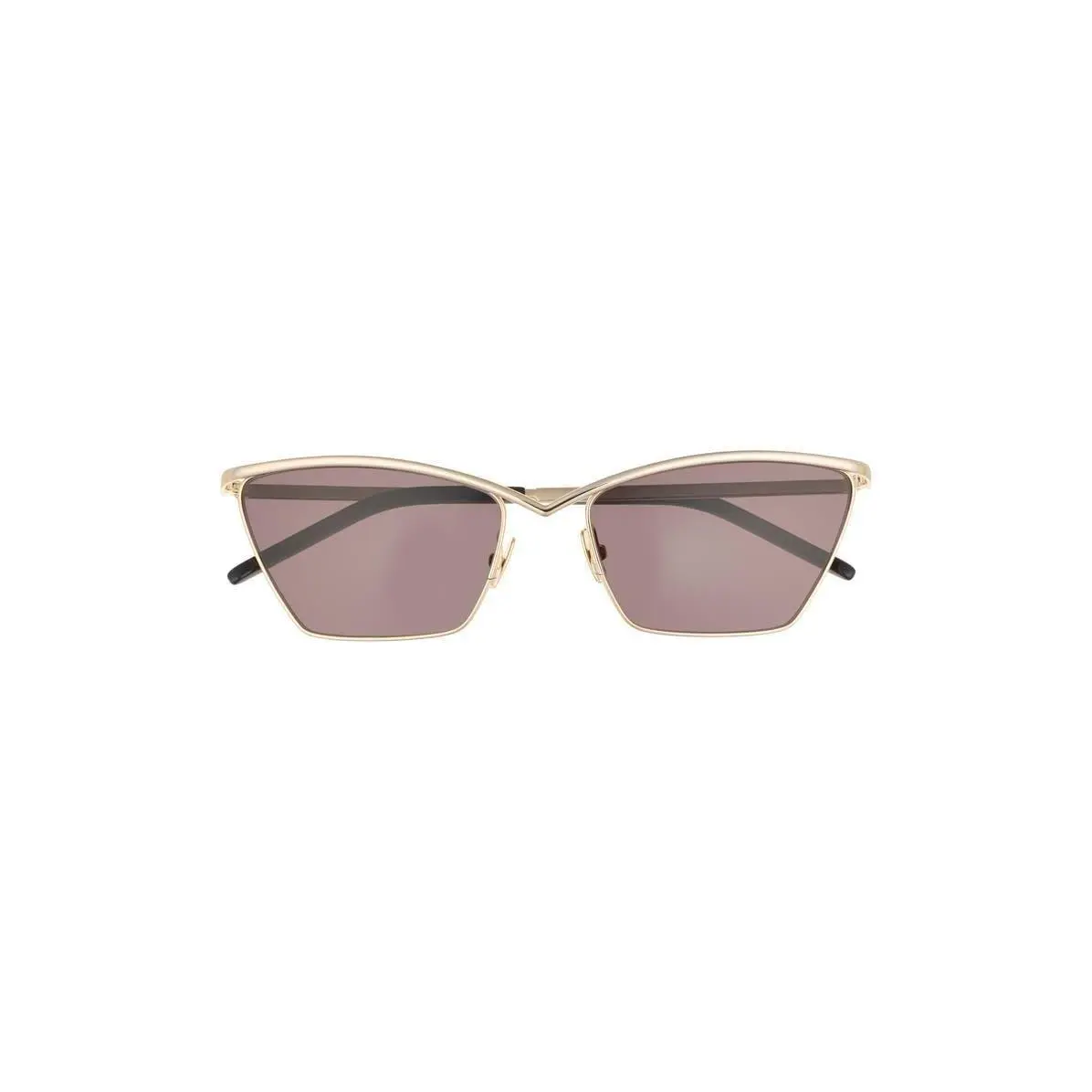 Saint Laurent Women 57mm Cat Eye Sunglasses Gold Gold Grey