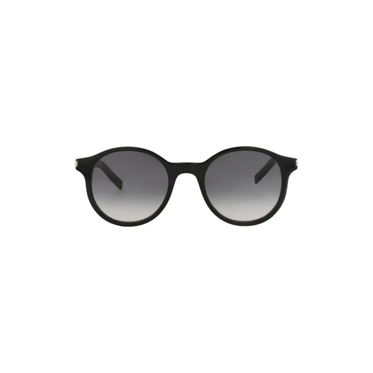 Saint Laurent Women 50mm Round Sunglasses Black Black Grey
