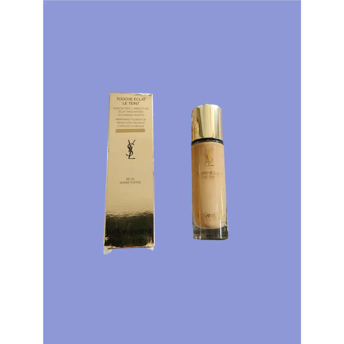 Yves Saint Laurent Touche Êclat Le Teint Awakening Foundation BD55 Warm Toffee