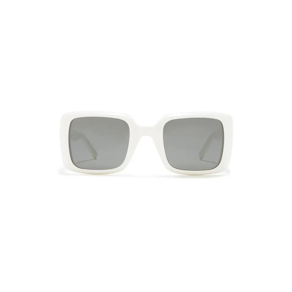Saint Laurent Women 51mm Square Sunglasses Ivory Ivory Grey