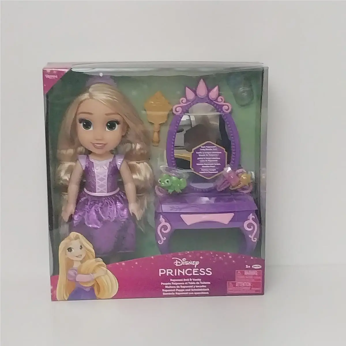 Disney Princess Rapunzel Doll Vanity Playset Jakks 14 Doll