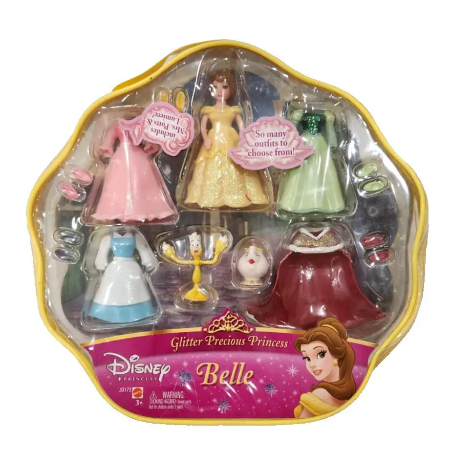 Disney Belle Glitter Precious Princess Giftset Rare 2005 Beauty and The Beast