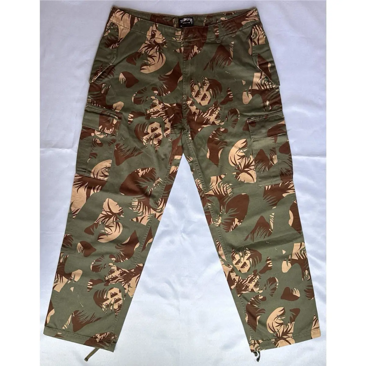 SS06 X Maharishi X Futura 2000 Jungle Camo Cargo Pants Size 34 Vtg by Stussy