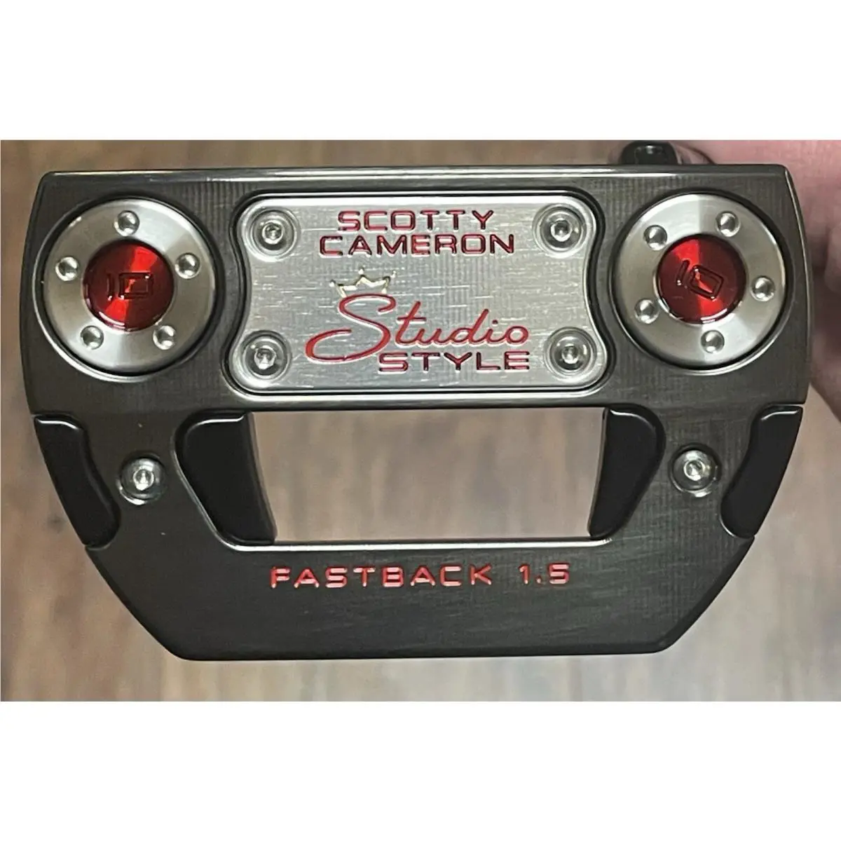 Scott  - Studio Style Fastback 1.5 - SCS - Xtreme Dark Finish - DLC - Red, Lie Angle: Black 2