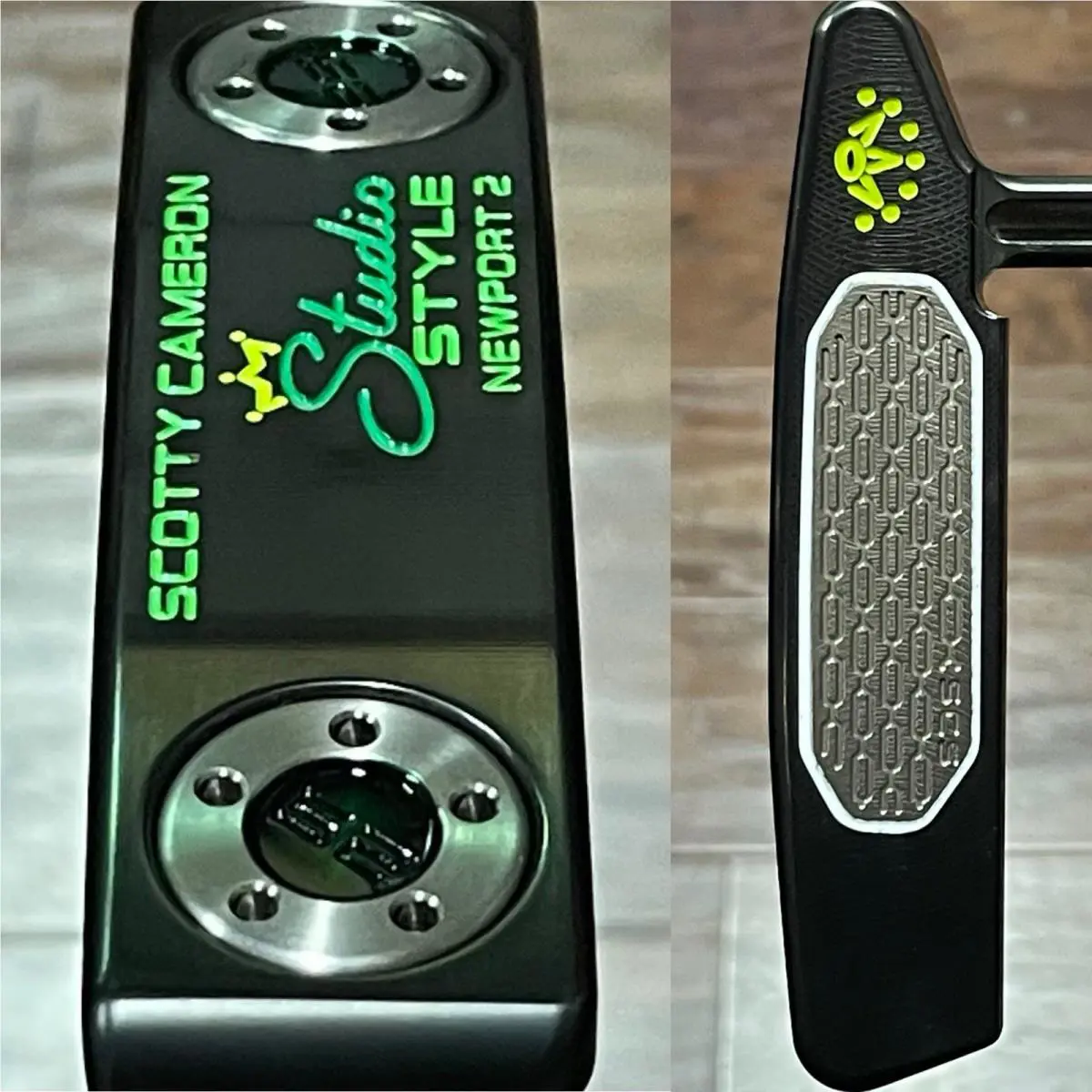 Scott  - Studio Style Newport 2 - 2026 - Xtreme Dark Finish - DLC - Green, Lie Angle: Black 0
