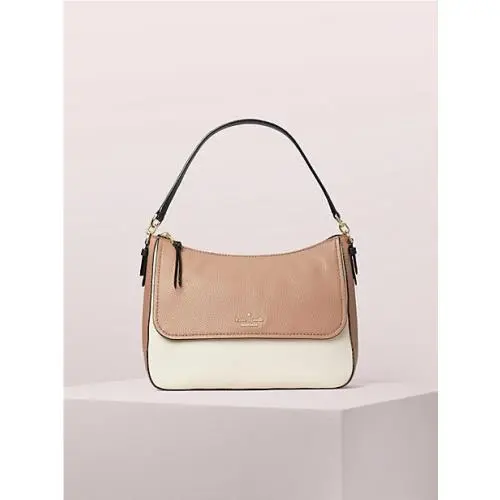 Kate Spade Black Toasty Leather Jackson Street Colette Shoulder/ Crossbody Bag