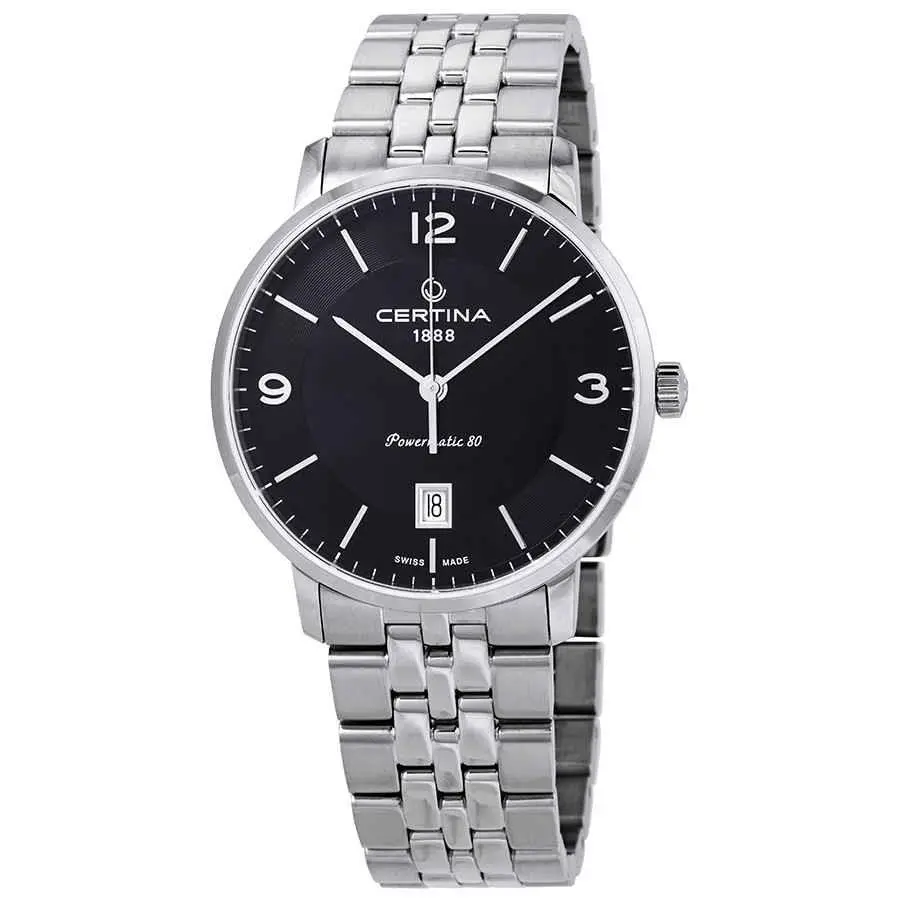 Certina DS Caimano Powermatic 80 Black Dial Men`s Watch C035.407.11.057.00