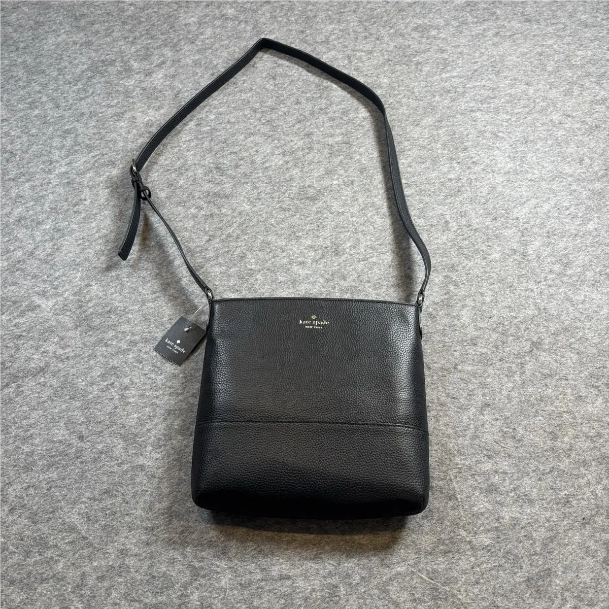 Kate Spade Crossbody Bag Black Pebbled Leather Southport Ave