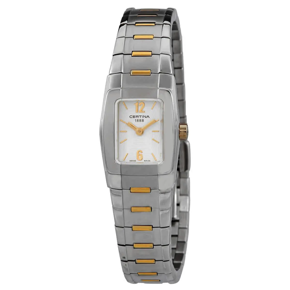 Quartz White Dial Ladies Watch C32271574426 by Certina