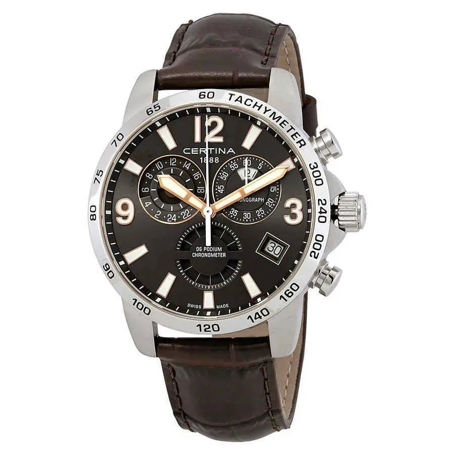 Certina DS Podium Chronograph Grey Dial Men`s Watch C034.654.16.087.01