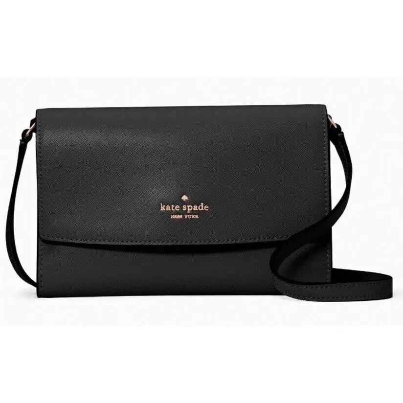 Kate Spade Perry Leather Black Crossbody Bag Model K8709