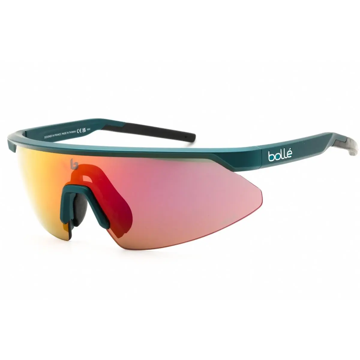 Bolle Micro EDGE-BS032008 Sunglasses 137mm - Frame: Green, Lens: Volt Ruby