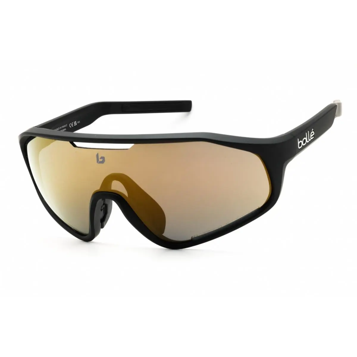 Bolle Shifter BS010013 Sunglasses Matte Black Frame Gold Lenses 13mm